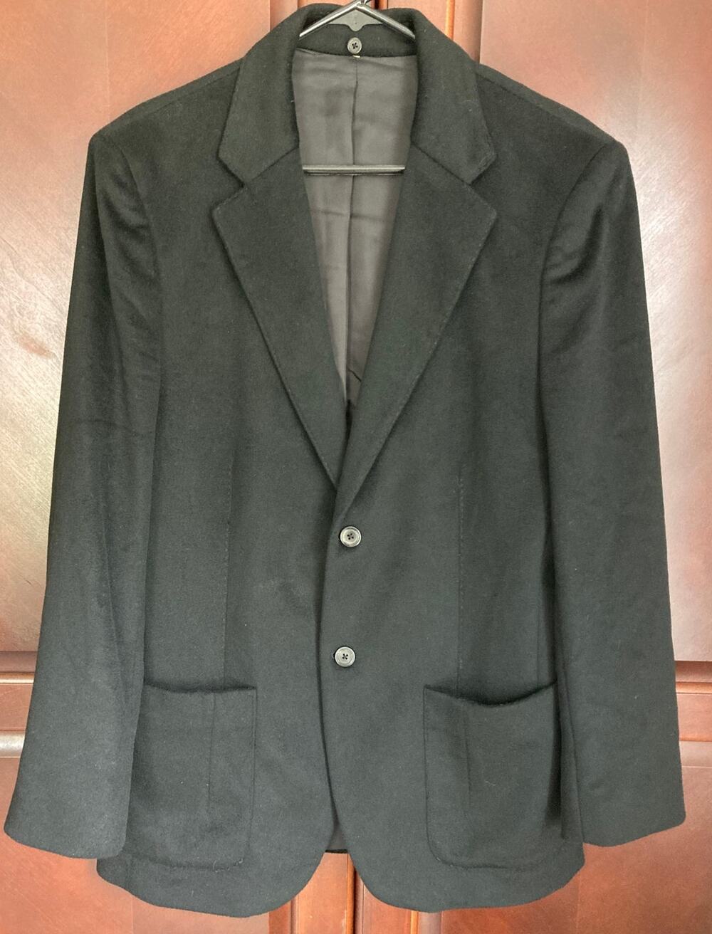 Elie Tahari - Old Money Quiet Luxury Classic Black Cashmere Blazer - L